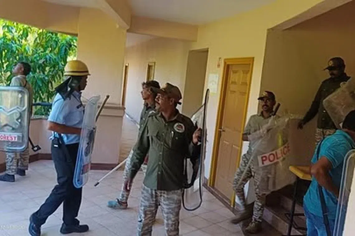 மைசூரு இன்ஃபோசிஸ் அலுவலக வளாகத்தில் சிறுத்தை 