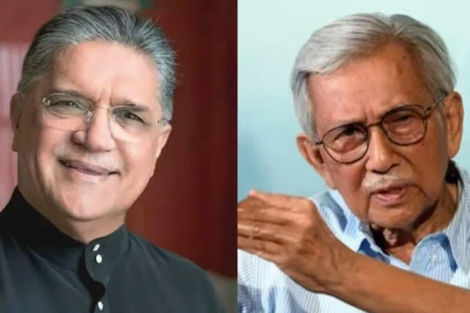 முன்னாள் நிதி அமைச்சர் டயிம் ஸைனுதீனின் (வலம்) நட்பை அக்பர் கான் (இடம்) சம்பாதித்திருந்தார்.