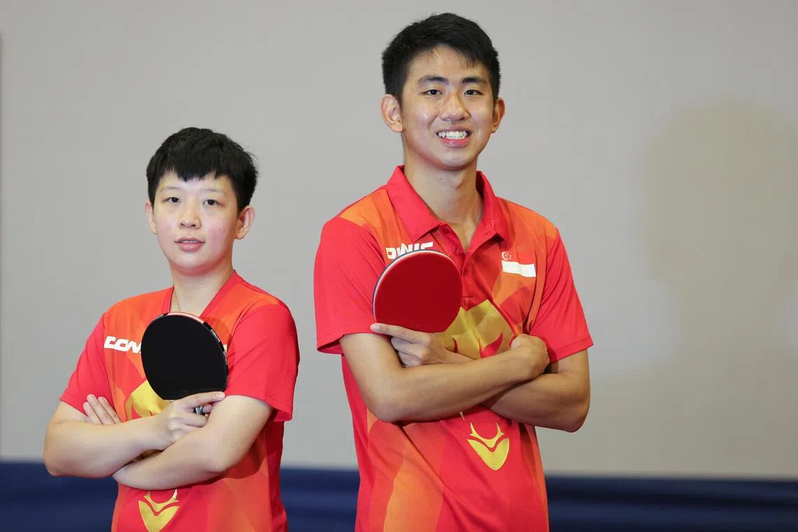 கலப்பு இரட்டையர் மேசைப்பந்து போட்டியில் சிங்கப்பூருக்குத் தங்கம்