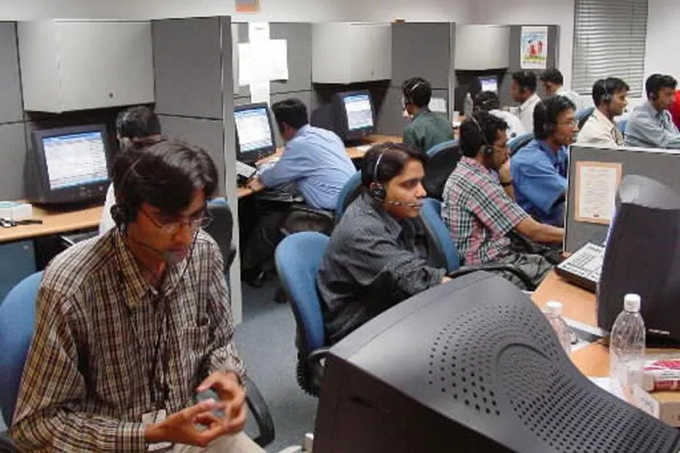 பெங்ளூருவில் வெளிநாடுகளுக்குச் சேவை வழங்கும் ஒரு நிறுவனம்.