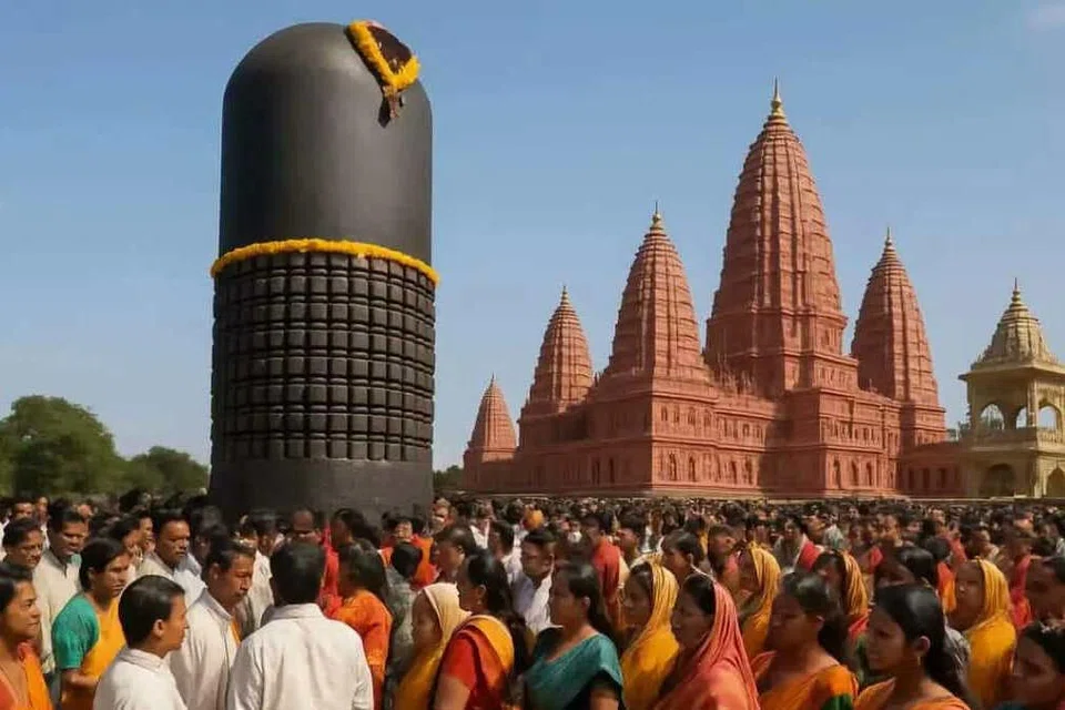 மாமல்லபுரத்திலிருந்து 2,500 கிலோ மீட்டர் தூரம் பயணம் செய்து, பீகாரில் குடிகொண்ட உலகின் ஆகப் பெரிய சிவலிங்கம்.