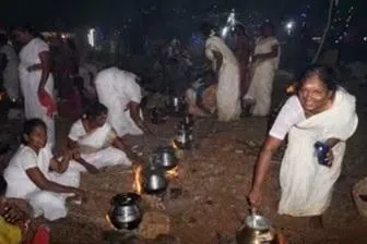 கன்னிப்பெண் கோலத்தில் வித்தியாசமான பொங்கல் திருவிழா