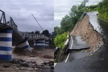 டார்ஜீலிங்கில் பெய்த கனத்த மழையால் மேற்கு வங்கத்துக்கும் சிக்கிமுக்கும் இடையிலான சாலை இணைப்பு துண்டிக்கப்பட்டது.
