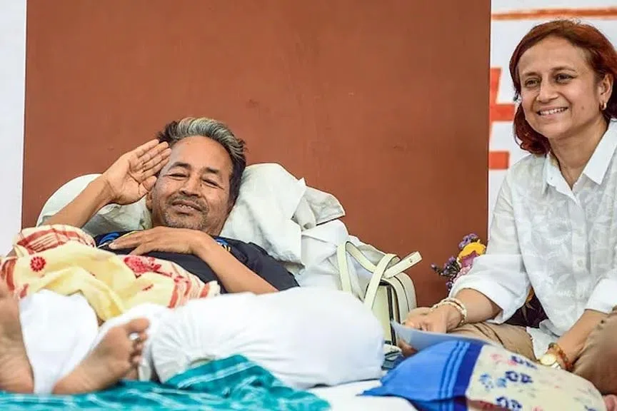 சஃப்தர்ஜங் மருத்துவமனை மீது நம்பிக்கை இல்லை; நீதிமன்றத்தை நாடிய சோனம் வாங்சுக்கின் மனைவி