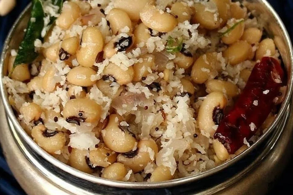 தட்டைப்பயறு சுண்டல்.