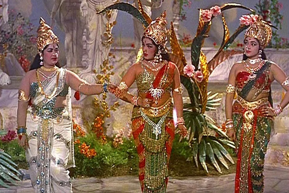 ‘சரஸ்வதி சபதம்’ படத்திலிருந்து ஒரு காட்சி.