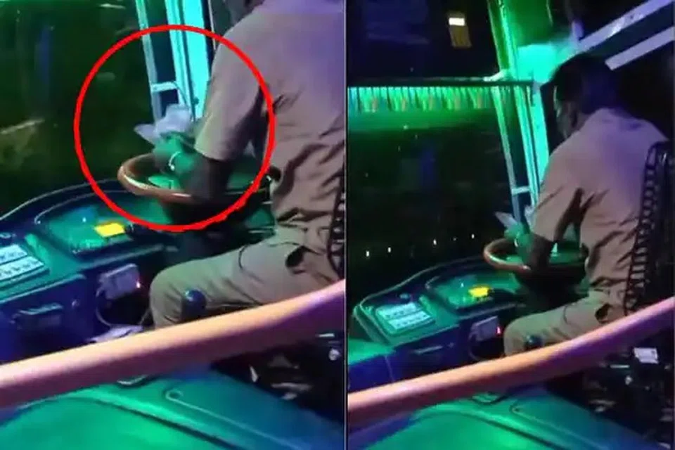 பயணிகளின் பாதுகாப்பு குறித்து அக்கறை காட்டவில்லை என விமர்சனங்கள் எழுந்ததை அடுத்து, அந்த ஓட்டுநர் பணியிடைநீக்கம் செய்யப்பட்டார்.