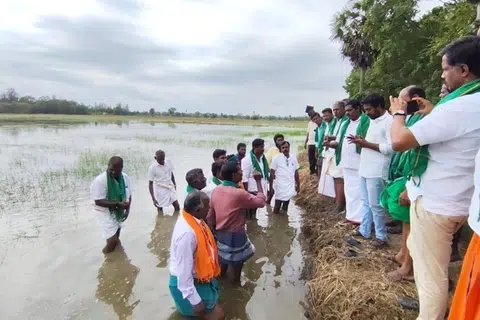 வடகிழக்குப் பருவ மழையின் தீவிரம் காரணமாகவும் வங்கக் கடலில் உருவான புயலின் எதிரொலியாலும் நாகை முழுவதும் கடந்த சில நாள்களாகவே பலத்த மழை கொட்டித்தீர்த்தது.