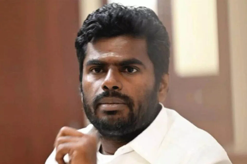பா.ஜ.க.வின் மாநிலத் தலைவர் அண்ணாமலை.