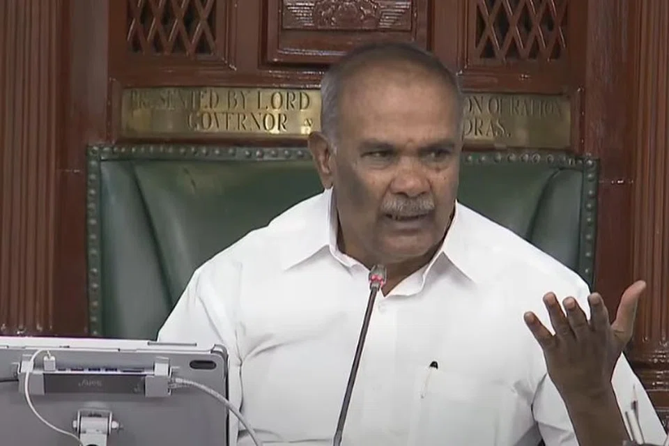 சபாநாயகர் அப்பாவு.