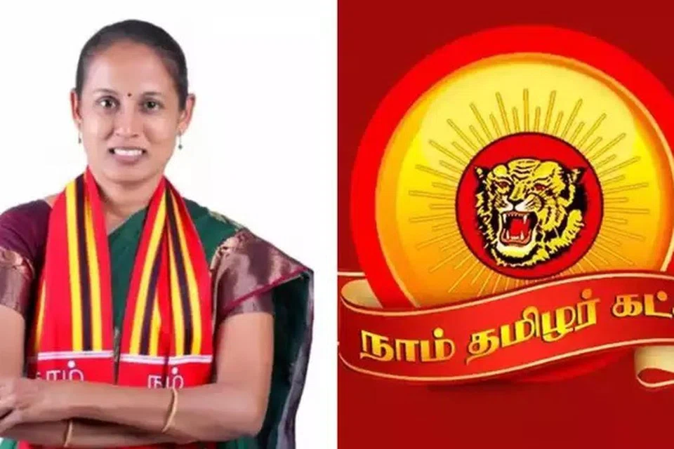 நாம் தமிழர் கட்சியின் சார்பில் களமிறக்கப்பட்டுள்ள மா.கி.சீதாலட்சுமி. 