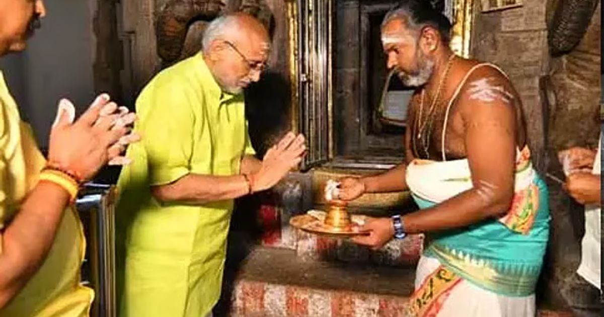 துணை அதிபர் வருகையின்போது மதுரை மீனாட்சி அம்மன் கோவிலில் மின்தடை
