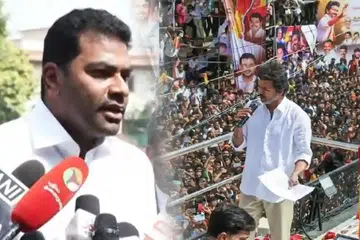 தவெகவின் தேர்தல் பிரசார மேலாண்மைப் பொதுச் செயலாளர் ஆதவ் அர்ஜுனா. 