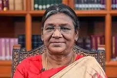 அதிபர் திரௌபதி முர்மு.