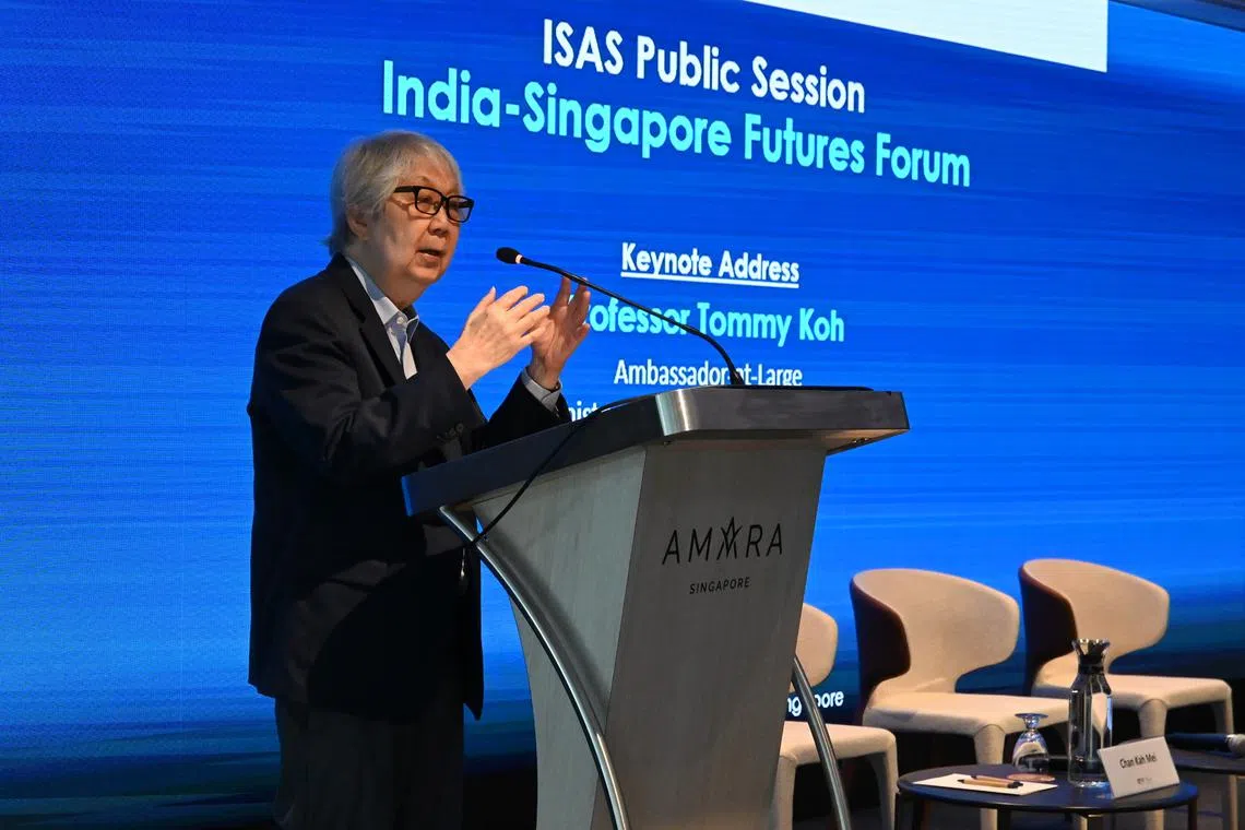 நிச்சயமற்ற சூழலில் இந்தியா-சிங்கப்பூர் உறவு முக்கியம்: பேராசிரியர் டோமி கோ