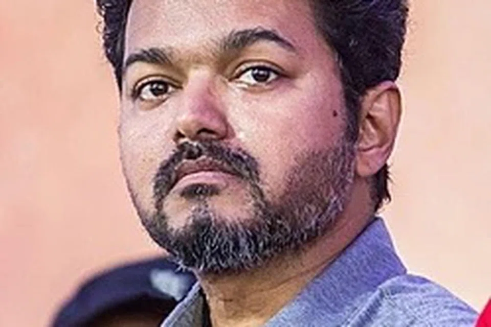 தமிழக வெற்றிக் கழகத்தின் தலைவர் விஜய்.