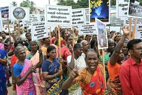 தூத்துக்குடி கிராம மக்களின் தேர்தல் புறக்கணிப்பு அறிவிப்பு