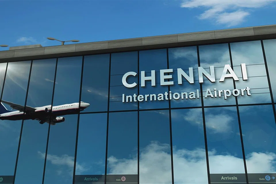 சென்னை விமானநிலையம்.