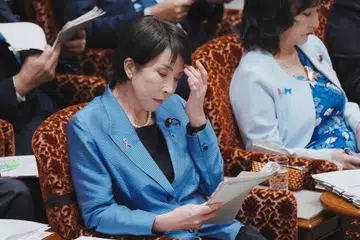 ஜப்பானின் புதிய பிரதமர் திருமதி சானே தகாய்ச்சி.