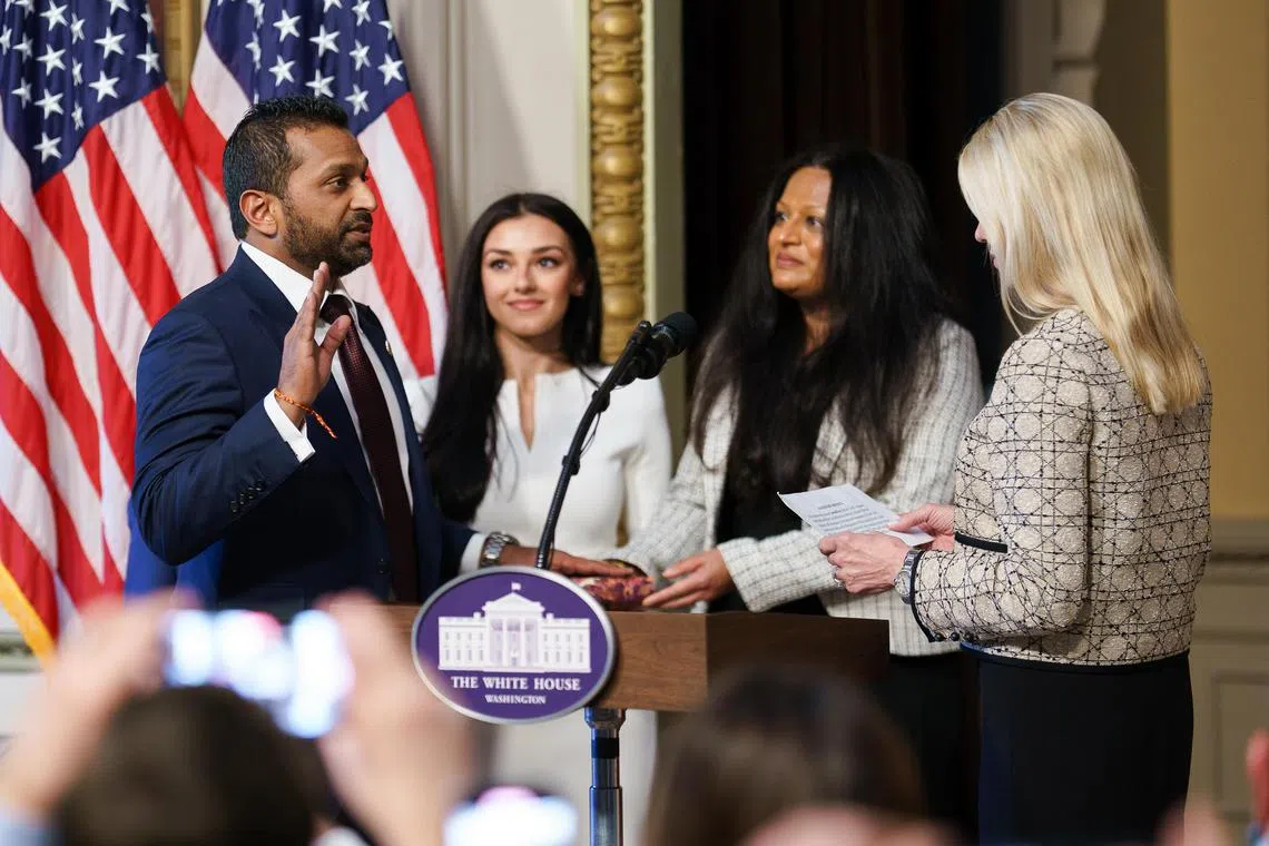 எஃப்பிஐ இயக்குநராக இந்திய வம்சாவளியைச் சேர்ந்த கேஷ் பட்டேல் பதவியேற்பு