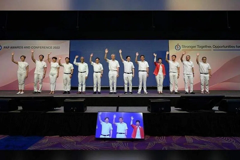 ஈராண்டுகளுக்கு ஒரு முறை நடைபெறும் கட்சி மாநாட்டில் மத்திய செயற்குழு தேர்ந்தெடுக்கப்பட்டது. (படம்: ஸ்ட்ரெய்ட்ஸ் டைம்ஸ்) 