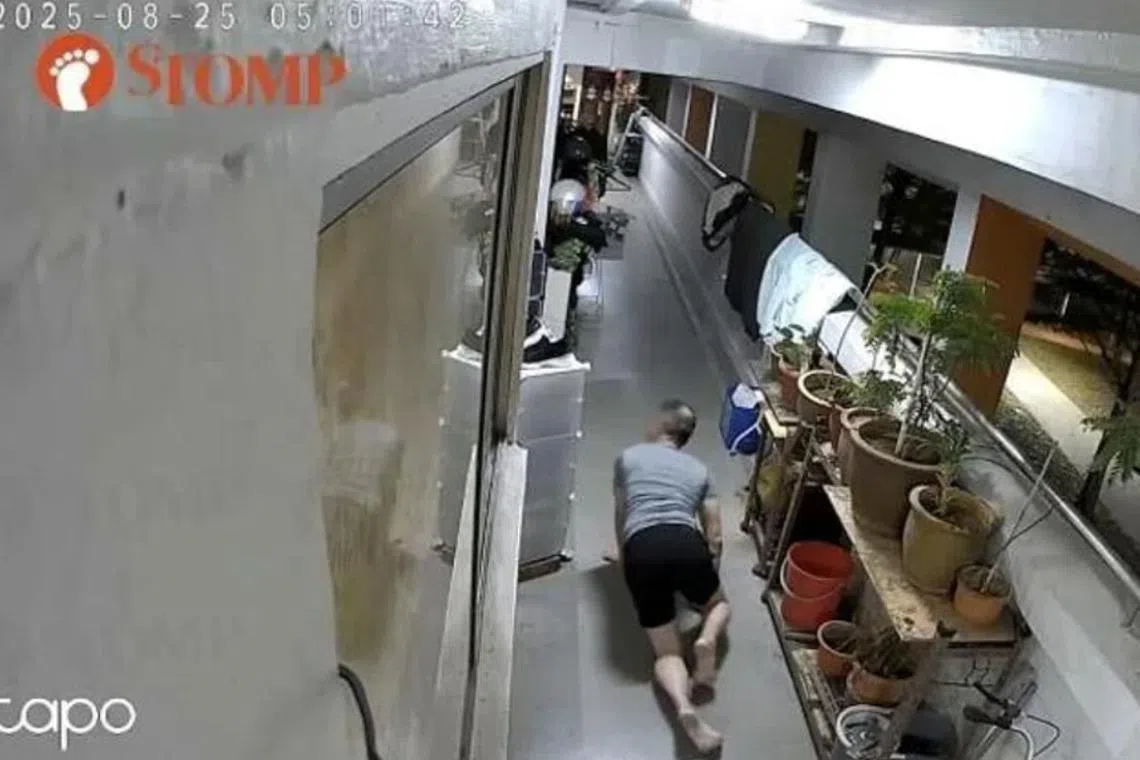 வீட்டிற்கு வெளியில் பொருள்களைத் திருடியதாக நம்பப்படும் ஆடவர் கைது