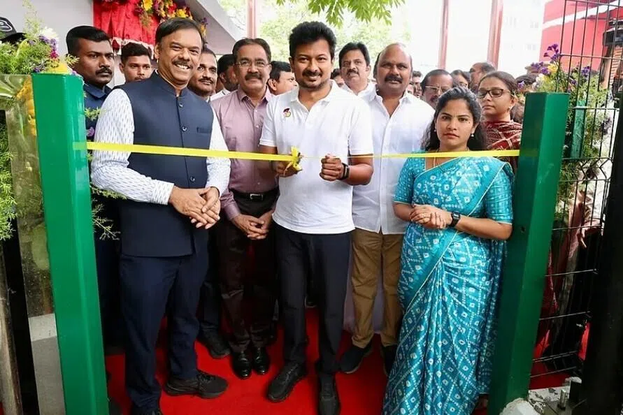 நந்தனம் மெட்ரோ ரயில் தலைமையக வளாகத்தில் புதிய பூங்கா