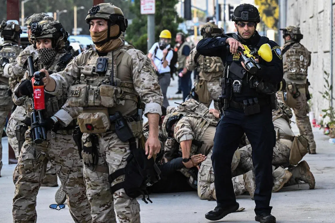 லாஸ் ஏஞ்சலிசில் தேசிய காவல் படையை ஈடுபடுத்தலாம்: மேல்முறையீட்டு நீதிமன்றம் 