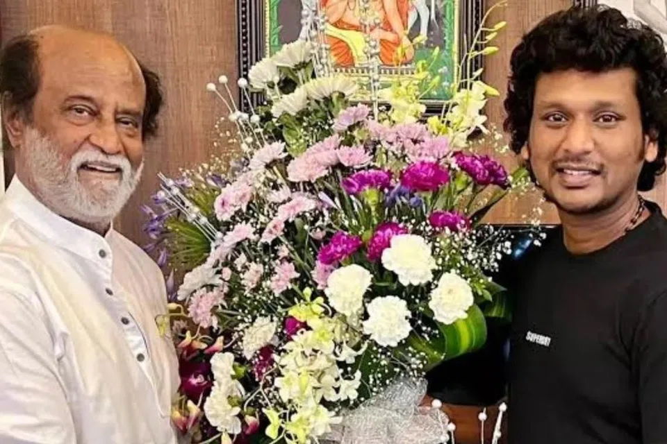 நடிகர் ரஜினிகாந்த், இயக்குநர் லோகே‌‌ஷ் கனகராஜ்.