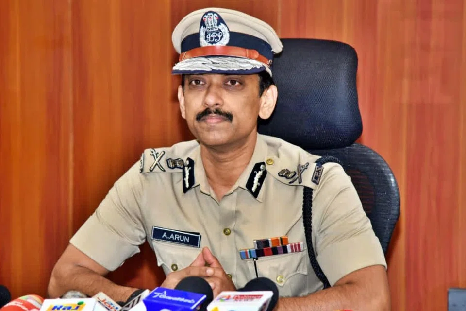 சென்னை காவல் ஆணையர் அருண்.