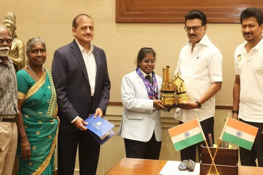 கேரம் உலகக் கோப்பை: தமிழக வீராங்கனைகளுக்கு ரூ.1.90 கோடி ஊக்கத்தொகை வழங்கினார் முதல்வர் ஸ்டாலின் 