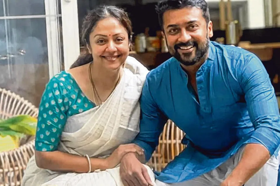 ஜோதிகா, சூர்யா.