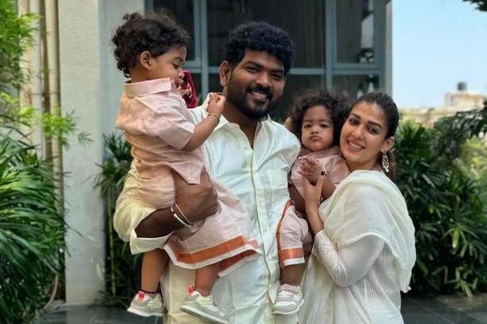 ரூ.100 கோடி மதிப்புள்ள வீட்டில் தன் கணவர் விக்னேஷ் சிவன், பிள்ளைகளுடன் நயன்தாரா.
