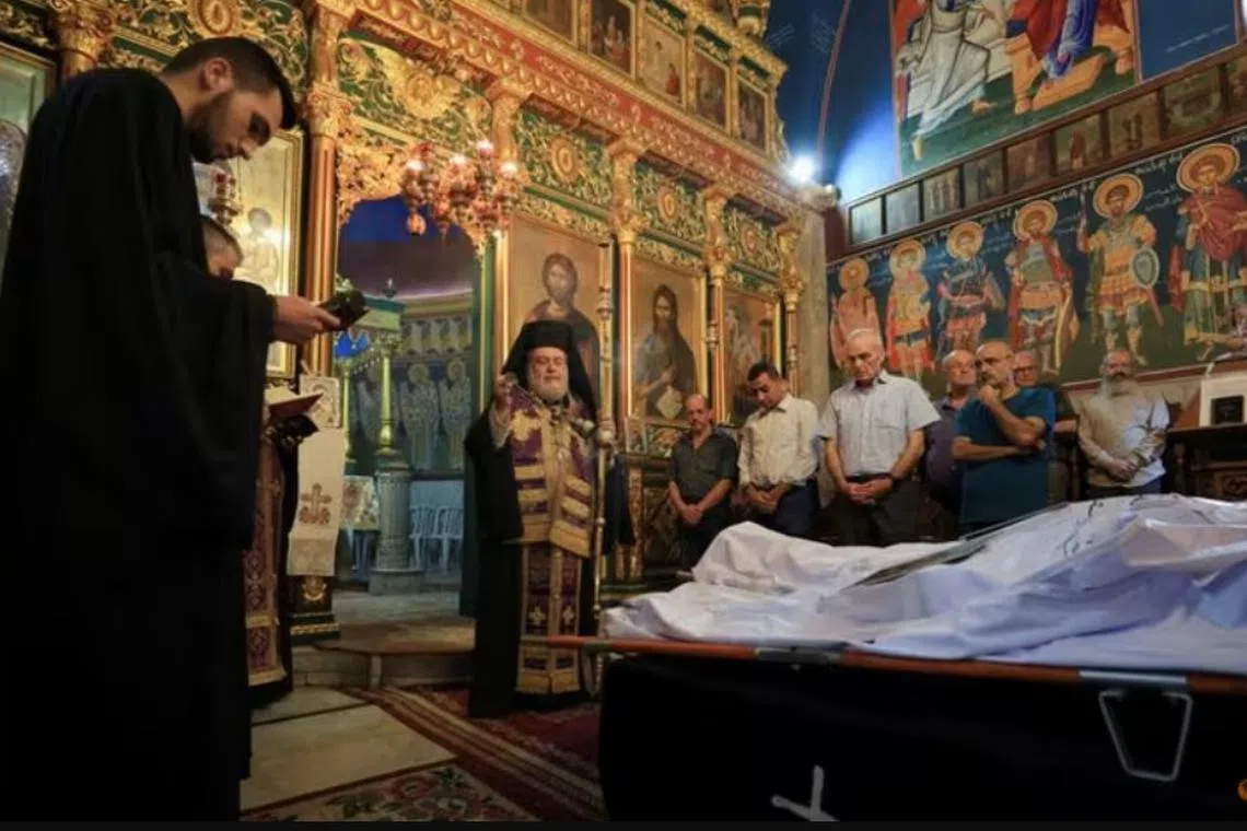 காஸா தேவாலயத்தில் மூவர் கொலை; வருத்தத்தில் இஸ்ரேலியப் பிரதமர்