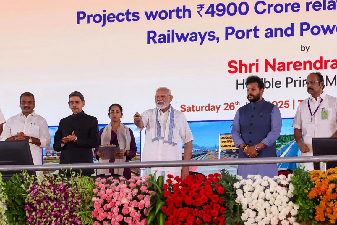 நாட்டின் வளர்ச்சிக்கு தமிழகம் பெரும் பங்காற்றியுள்ளது: மோடி