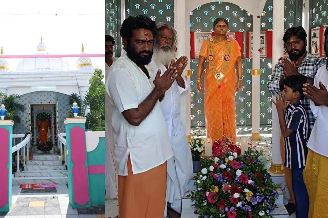 மறைந்த தாயின் நினைவாக மணி மண்டபம் கட்டிய மூன்று மகன்கள்; சிறிய தாஜ்மஹால் என உருக்கம்