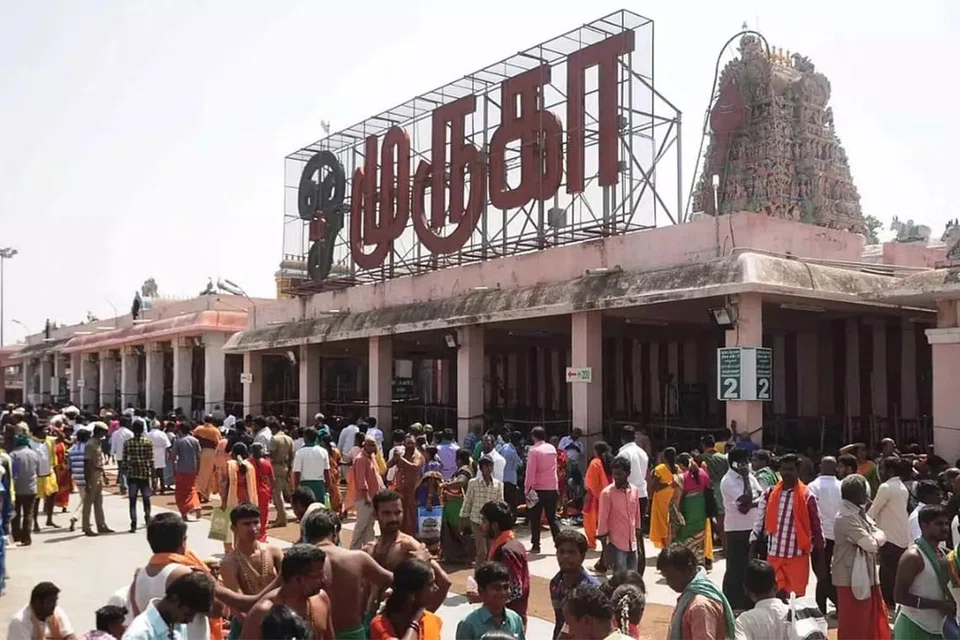பழனி தண்டாயுதபாணி கோயில்.