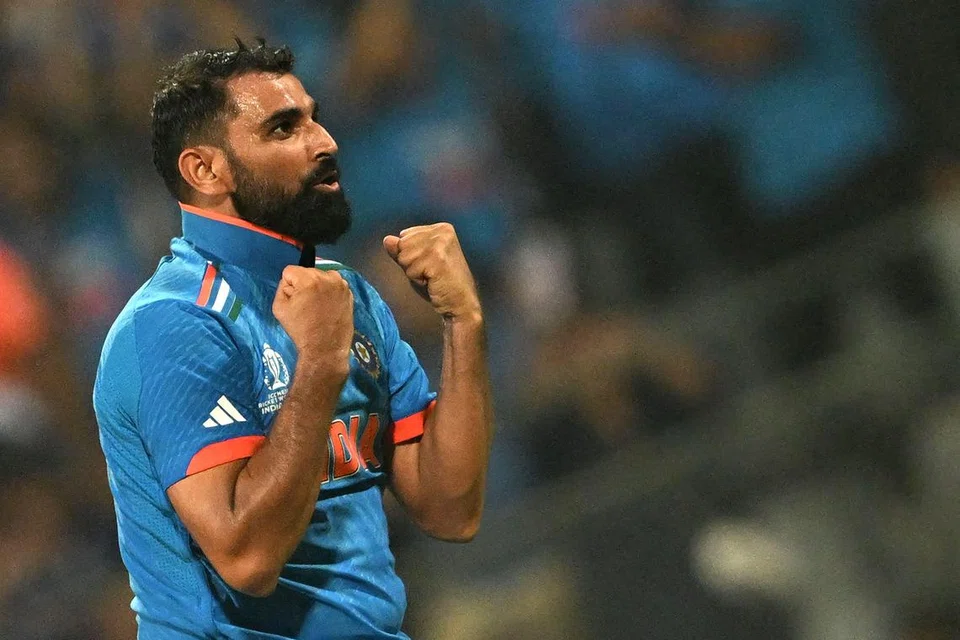 நியூசிலாந்துக்கு எதிரான அரையிறுதியில் ஏழு விக்கெட்டுகளைச் சாய்த்தார் முகம்மது ஷமி.