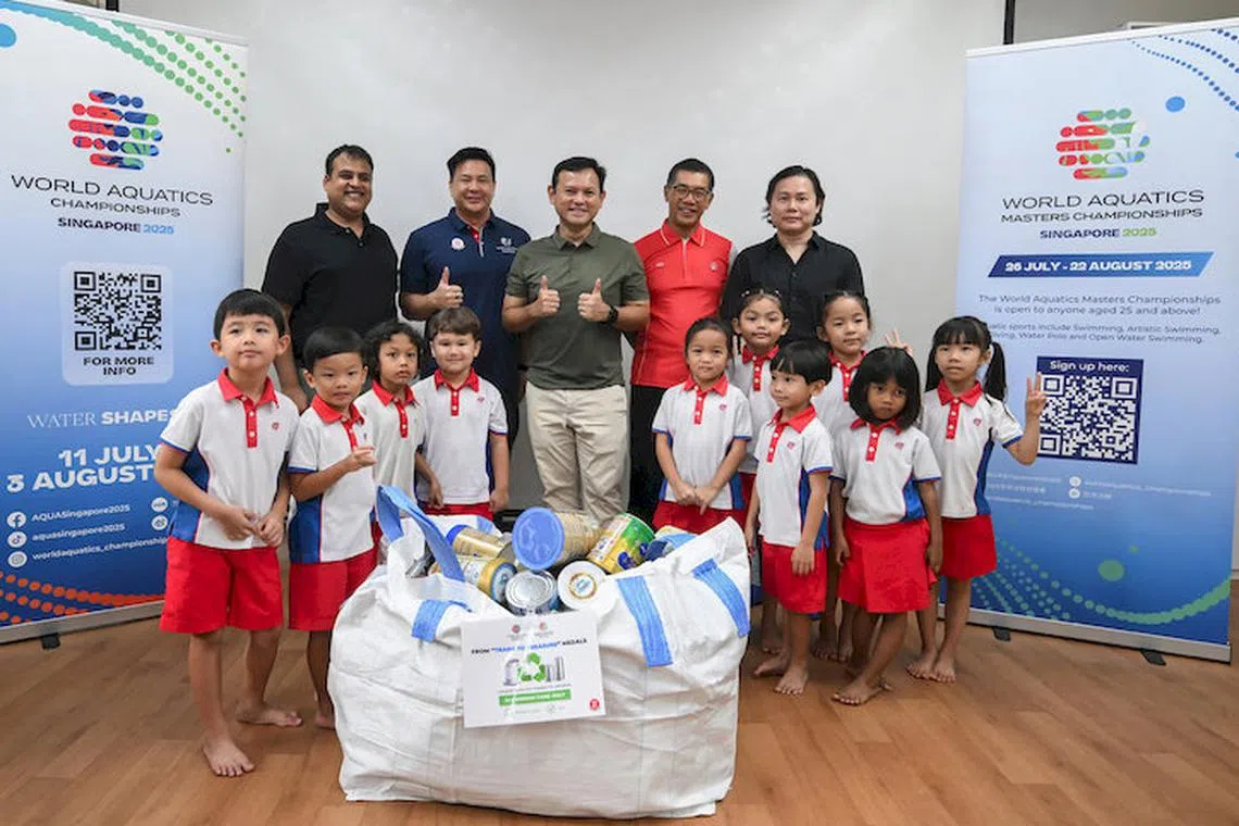 ‘குப்பையிலிருந்து புதையல்’ என்ற கருப்பொருளில் பாலர் பள்ளி மாணவர்களின் அர்ப்பணிப்பு