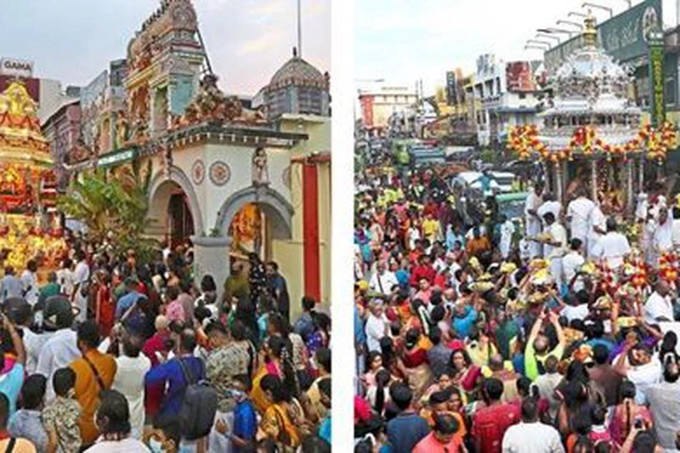 தங்க ரத ஊர்வலமும் வெள்ளி ரத ஊர்வலமும்.