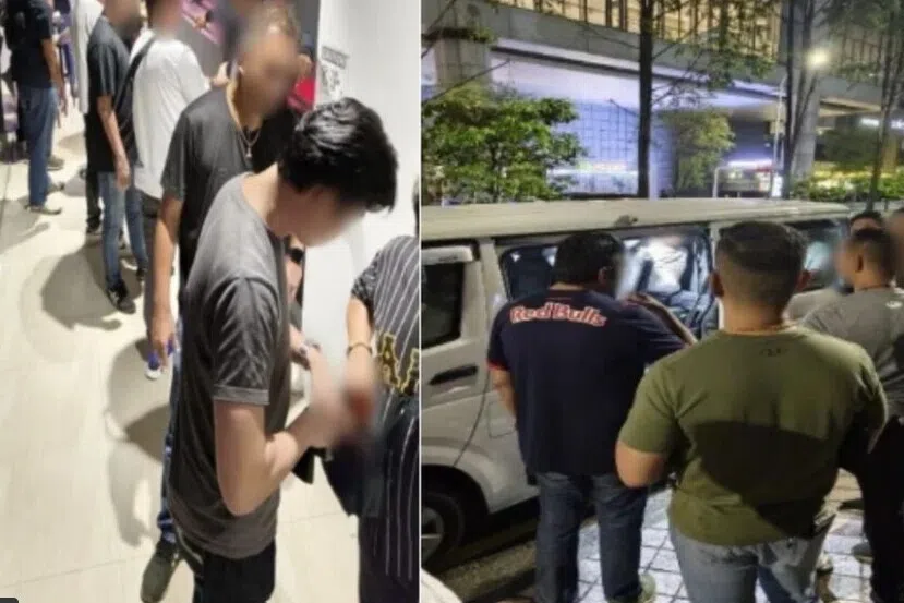 ரகசியக் கும்பலுடன் தொடர்பு: 13 ஆடவர்கள் கைது