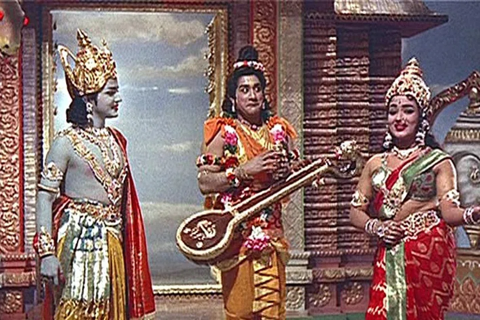 ‘சரஸ்வதி சபதம்’ படத்திலிருந்து ஒரு காட்சி.