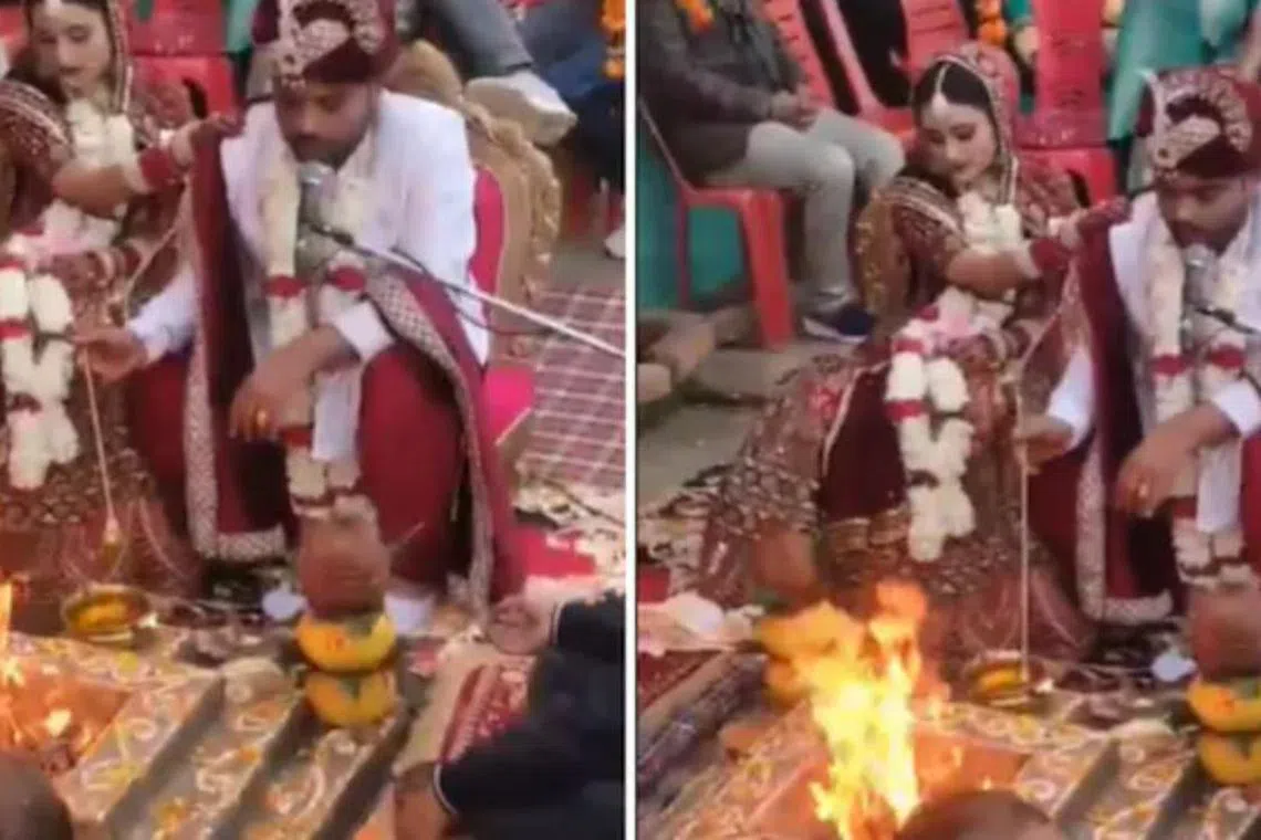 மாப்பிள்ளையே திருமணத்துக்கு மந்திரம் ஓதியதைப் புகழ்ந்து தள்ளும் இணையவாசிகள்