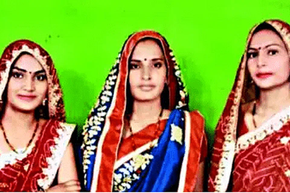 மாண்ட சகோதரிகள் மமதா மீனா, கமலே‌ஷ் மீனா மற்றும் கலு மீனா (படம்: இந்திய ஊடகம்) 