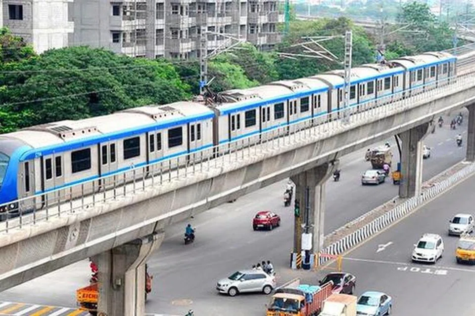 சென்னை மெட்ரோ ரயில்.