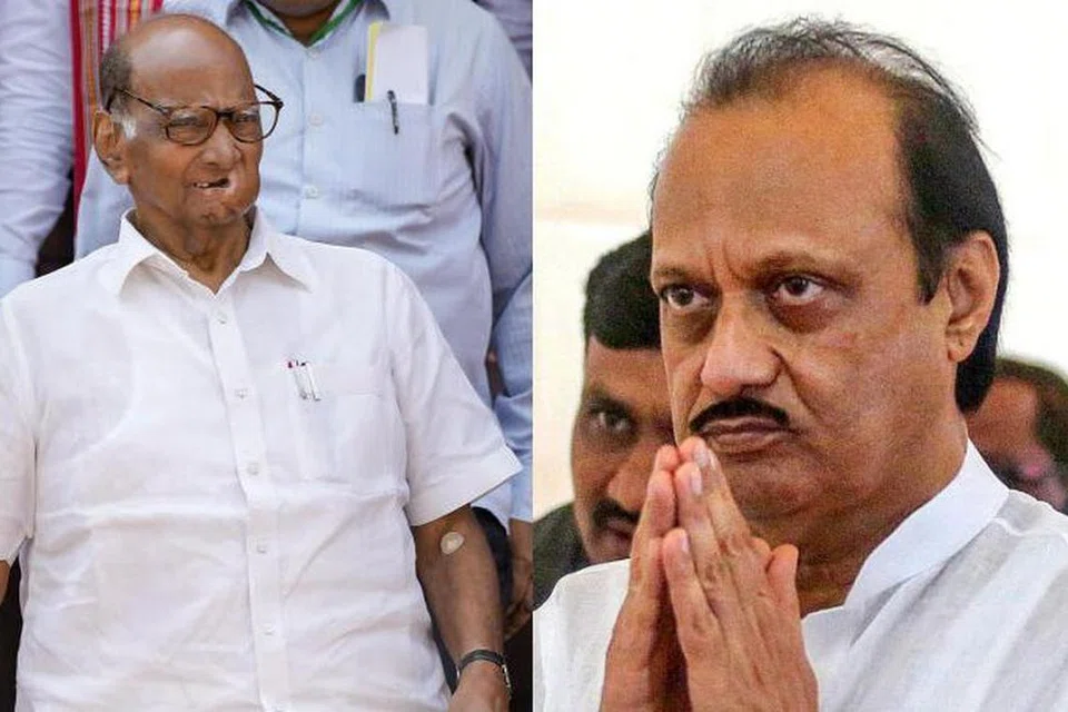 சரத் பவார் மற்றும் அஜித் பவார்