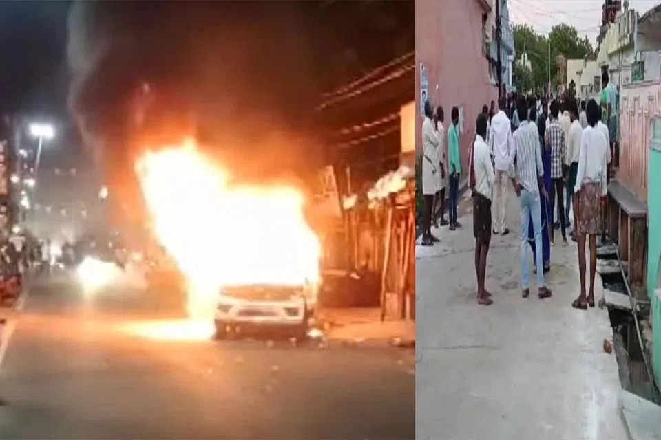 ஆந்திராவில் அசம்பாவிதம் நிகழாமல் தடுக்க  அங்கு 144 தடை உத்தரவு பிறப்பிக்கப்பட்டுள்ளது. ஏராளமான காவலர்கள் பாதுகாப்புப் பணியில் ஈடுபடுத்தப்பட்டனர். 