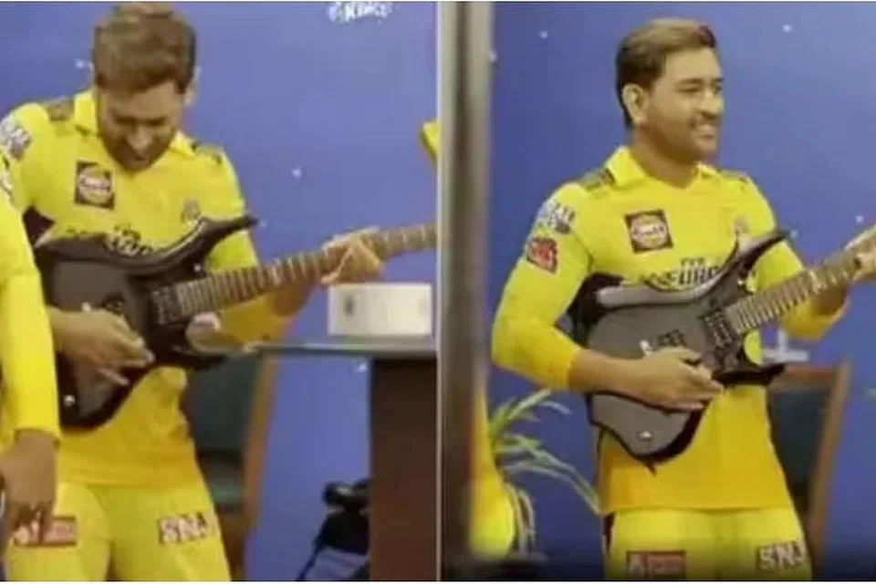 நடிகர் விஜய்யின் 'பீஸ்ட்' திரைப்படப் பாடலான 'ஜாலியோ ஜிம்கானா' பாடலை ரசிக்கும் சென்னை சூப்பர் கிங்ஸ் வீரர்கள். படம்: இந்திய ஊடகம்