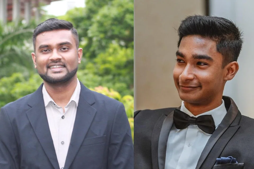 ‘ஸ்கைப்லூ கேபிட்டல்’ சுய தொழில்முனைவைத் தொடங்கியுள்ள குமரவேல் விக்னேஷ், 24 (இடது), ரோஹன் வீரா, 26. இவர்கள் தயாரித்துள்ள மென்பொருள் தங்கம், பங்குச்சந்தை, அந்நியச் செலாவணி விலைகளின் ஏற்ற இறக்கத்தைக் கணிக்கிறது.
