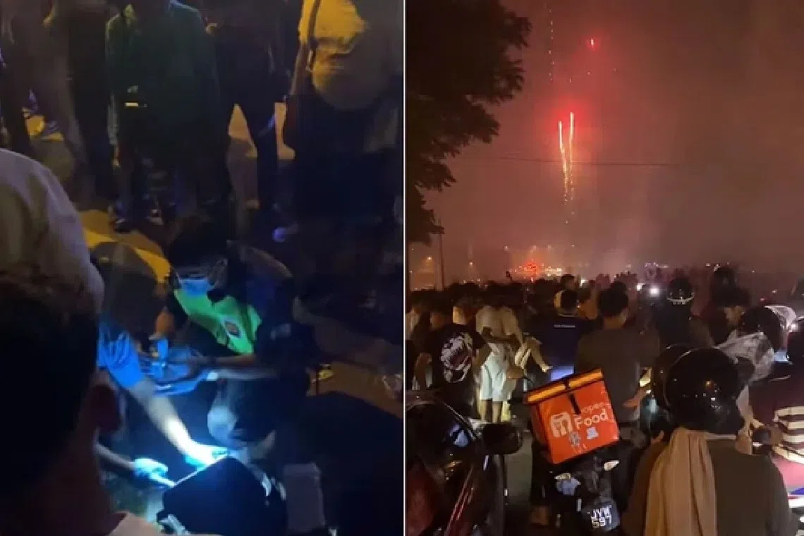 மலேசியாவில் பட்டாசு விபத்து: பலர் காயம், இருவர் கைது